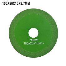 엔진 톱날 연마기 다이아몬드 톱 블레이드 커팅 100mm 그라인딩 휠 1개 타일 대리석 유리 도구 용 앵글 악, 04 2.7mm