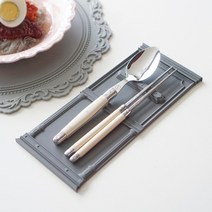까르투하 라귀올 커트러리 수저세트 1set, 젓가락 (1set), 그레이