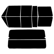 갤로퍼 측후면 썬팅필름 DIY 셀프 열차단 썬팅지, 갤로퍼 6/7인 (91년-03년), RTF-7S 25 (연함), 현대