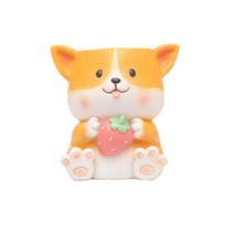 다육이화분 도자기수지 다육이 녹색 식물 마이크로 조경 화분 작은 컨테이너 홈 룸 사무실용 귀여운, 06 Corgi