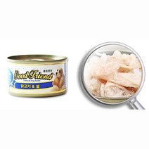 캠핑용 간편식 고단백 강아지캔 치킨 5EA 임신견 사료안먹는 통조림, 5개