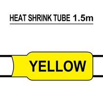 KMCYinks 5.8/8.8/11.7mm 열 수축 튜브 라벨 테이프 Brother PT 제조업체 211 221 231 611 621 631 산업용, 02 Black on Yellow_03 12mm