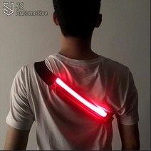 JS automotive 스포츠 런닝 라이딩 스마폰트수납 LED 방수파우치 허리힙색 마라톤 야간산책 미니가방 용품, 옐로우