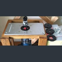 홈파기 정밀작업 트리머고정 보조 플레이트 마구리 가이드 모양내기 목공예