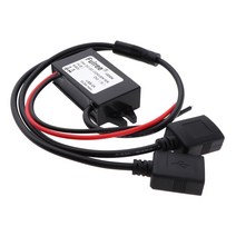 차량용 배터리 인버터 컨버터 시거잭 dc 8-60v 5v 3a 전원 공급 장치 모듈 볼트 보드(usb 어댑터 커넥터 포함) 방수