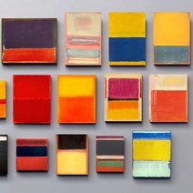 셀러허브 마크로스코 그림 액자 No1 12 캔버스 3호 27x19cm, 3번／캔버스액자(옆면검정)