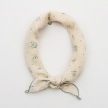 에스랑제이 로지삼각 여성 면 삼각 스카프