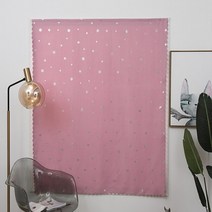 암막커튼 봉세트 블라인드 롤스크린 1PC 130X80cm 현대 세미 블랙 아웃 설계 눈송이 창 커튼 단색 패션 펀치없는