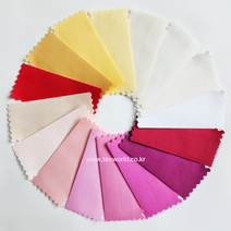 40수 트윌 Cotton 100% 화이트톤 레드톤 16Color 44인치, 623