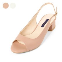 세라 [AK백화점][세라] SAERA S20S403 분홍 백색 여성샌들 4CM