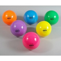 리듬체조 공 6인치 초등용 주니어용 (낱개) 280g 볼 칼라 렌덤발송, 1개