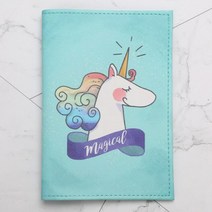여권케이스 여권 여행 파우치 귀여운 만화 유 PU 가죽 여권 케이스 여성 여행 보호 패키지 문서 홀더 ID 카
