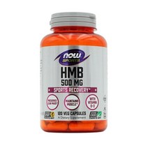 솔마켓 나우푸드 HMB 500mg 120베지캡슐, 120정, 1개, 120정