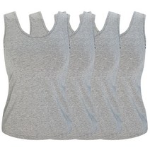 모띠마마 여성용 순면 스판 나시 4p