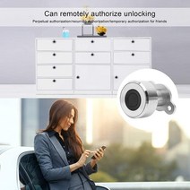 스마트 전자 캐비닛 잠금 장치 지문 APPCabinet USB 충전식 열쇠가 없는 홈 오피스 목재 가구용131717