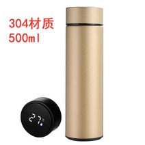 2022 새로운 대형 500ml 보온병 물 컵 컬러 값 차 컵 물 냄비 남녀 보온병 컵, 보라색