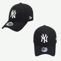 뉴에라 뉴에라 MLB 뉴욕양키스 베이직 화이트 온 블랙 볼캡 12836257 N12359634 12836257