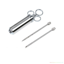 요리용 스텐 주사기 그릴 양념 인젝터 터키 육류 고기 스테인리스 스틸 조리용, 세 바늘