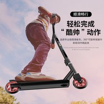 두발 킥보드 수동 익스트림 스턴트 입문용, 블루