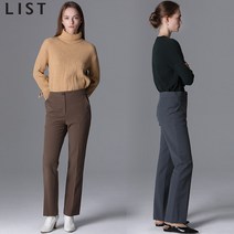 리스트 리스트 데일리 백 밴딩 슬림 팬츠