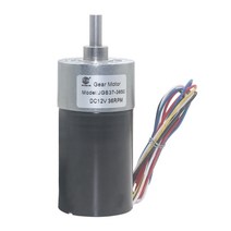 감속 기어 모터 속도조절 Jgb37-3650 DC 모터 전기 자동 커튼 감소 소형, 09 60 rpm_02 24V