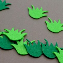 어린이집 유치원 꾸미기 미술 교구 나무 풀잎 펠트 소품 취미클래스 취미키트