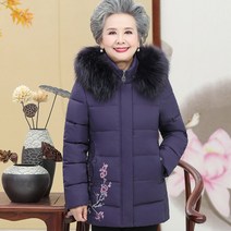 부모님 경량 점퍼겨울 할머니 중년 50대 60대 70대 엄마옷 엄마 숏 롱 중년자켓 후드패딩 구스야상 방한조끼