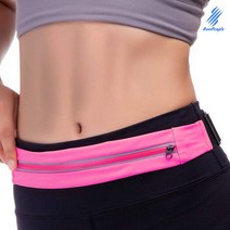 Runpeople 런피플 스포츠 런닝 힙색 조깅 마라톤 가벼운 소재 넓은 수납 방수, 블랙