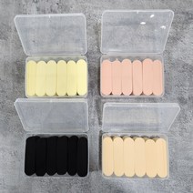 톡투유 하이드로 스펀지 기존 6pcs 미니멀 세트 케이스포장 메이크업 화장웨지 스펀지퍼프, 기존 검정 6pcs
