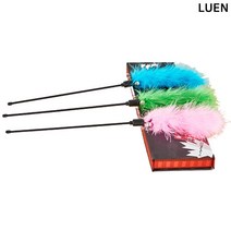 LUEN 베큐르 반려 동물 장난감 고양이 애묘 캣 용품 가정 매장 업소 막대 애완 실내 실외 흥미, 1개, 랜덤