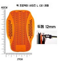 D3O 보호대 정품 전신 오토바이 보호구 바이크 라이딩, 백 L(CE1 클래스), 1개