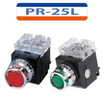 성호제어기기 PR-25L 25파이 조광형 푸쉬버튼 스위치 자동복귀, PR-25L-5(DC24V), 녹색