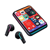 mp4 mp3 전자책 엠피쓰리 블루투스 워크맨 OTG USB 다운로드 C타입, 68GB, 기본+충전기, 3in터치블랙