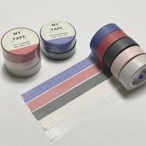마스킹테이프 Check 체크시리즈 / 다이어리 꾸미기 / 다꾸, Check(Pink)