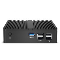팬리스 미니 PC 인텔 셀러론 J1900 N2830 4GB/8GB RAM 64GB/128GB SSD 2.4G WiFi 기가비트 이더넷 지원 Windows 7/8/10 Linux, [03] 4G RAM 128G SSD WiFi, [04] Intel Celeron N2930
