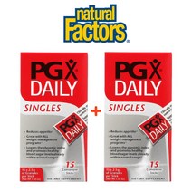 (1+1) 내추럴팩터스 PGX PolyGlycopleX 폴리글리코플렉스 식이섬유 가루 곤약 잔탄검 2.5g 15포 2팩