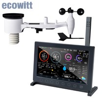 기상 관측소 Ecowitt 실내 실외 와이파이 7 in 1 무선 태양열 센서 및 인치 TFT 디스플레이 HP2561 공지사항, 3.EUR 868MHz (EU Plug)