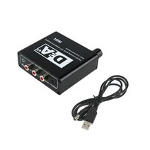 헤드폰 앰프 소리 증폭기 엠프 디지털-아날로그 오디오 컨버터 RCA 3.5Mm 잭 토스링크 광 동축 출력 DAC A, 01 Silver
