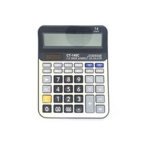 탁상용 사무용계산기 휴대용계산기 전자계산기 태양광, CT-140C계산기