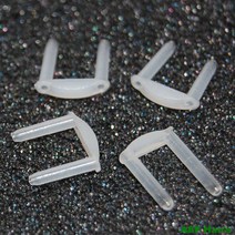 200PCS 배드민턴 라켓 라켓-그로밋-아일렛 2 가지 유형의 그로밋 답장, 02 white short grommet