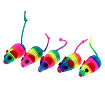 5pcs 다채로운 거짓 마우스 애완 동물 고양이 장난감 끽끽 거리는 소리 장난감 미니 재생 장난감 재미 있은 고양이 고양이 새끼 고양이 애완 동물 제품에 대 한 장난감을 재, 보여진 바와 같이