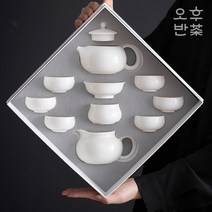 옥 백자 입문용 다관 다도세트 230ml