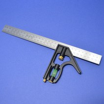 블루텍 콤비네이션 스퀘어 BD-CSQ450 4060277 450mm 직각자 수평알부착 깊이측정