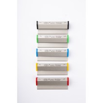 아톰 원터치클립 메모홀더 중 AMH-20, 대(110mm x 18mm x 12mm), 녹색