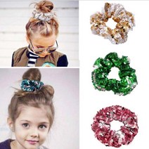 반짝이머리끈 어린이 머리끈 스팽글헤어밴드