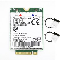 Lenovo ThinkPad EM7345 4G LTE 모바일 광대역 카드 WWAN 모듈 04X6019 X240 T440, 한개옵션0