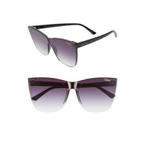 QUAY AUSTRALIA Come Thru 60mm 그라데이션 캣아이 선글라스