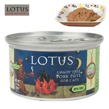 로투스 캣 그레인프리 돼지고기 파테, 본상품선택, 78g