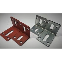 화스너 아연도금 폭50MM너비50MM길이별 앵글 코너철 석재용 고정쇠 꺽쇠, 40X40X4T(20EA), 1개