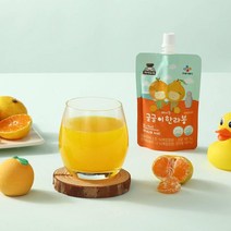 CJ 진짜 맛있는 아이누리 마시는 귤귤이 한라봉 100ml 홈캉스 여름음료 개운한 청정지역, 1개
